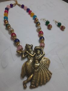 Radha Krishna necklace set
