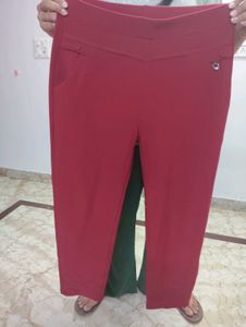 Red Capri Pants