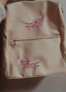 Stylish White Backpack