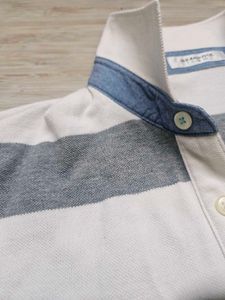 Beanpole Elegant Striped Polo Shirt