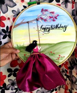 Handmade Birthday Embroidery