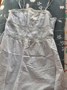 Cute Blue Lace Dress