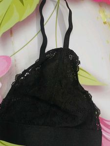 (1100)Black Lace Bralette