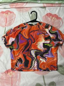 H&amp;M Divided Graphic Crop Top