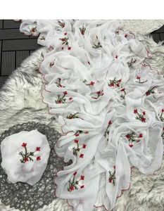 Elegant Lavender Floral Saree