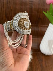 Gold Tone Rhinestone