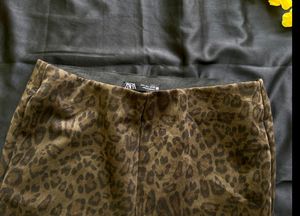 Zara leopard jegging