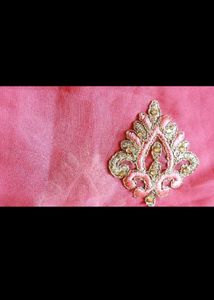 Pink Embroidered Dupatta