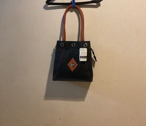 Unique Black & Tan Shoulder Bag