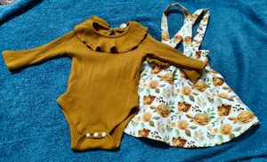 Floral Baby Outfit Set