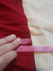 MORPANKH Black And Red Kurti, Size-S