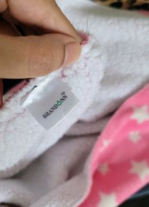 Pink Starry Baby Blanket 100×75 cm