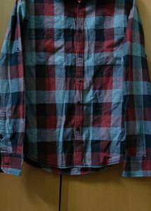 Red &amp; Grey Checkered Shirt ( Used twice only)