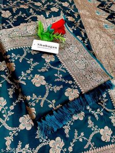 Silk Saree Attached With Blouse