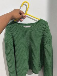 Green Knit Sweater