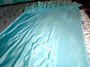 satin silk reak curtain