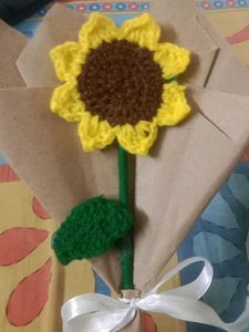Crochet Sunflower Bouquet