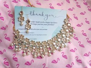 Zaveri Perals 🌼 Lil Floral Gerogeous Neckset