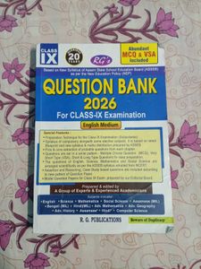 Class IX Question Bank 2026