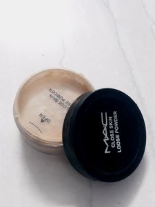 ADS matte lipstick and MAC loose powder