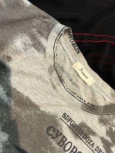 Abstract Print Crop Top