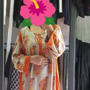 Orange 🍊🧡 Kurta