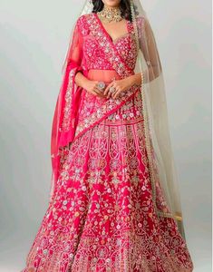 Red Bridal Lehenga Choli