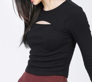 XS Cutout Long Sleeve Top