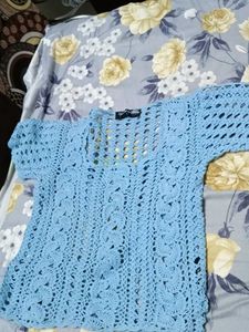 Crochet Knit Top