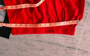 Pure Red Palazzo Suit No Damage Some Time Use