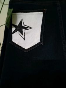 Hand Painted Wide Leg Jeans