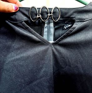 Black Bell Sleeve Top