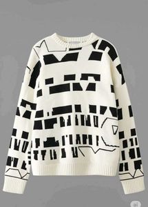 Patterned Knit Sweater
