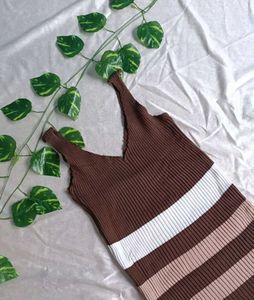 Ribbed Bodycon Midi Dress