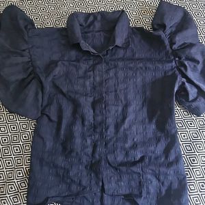 Navy Blue Premium Shirt Top