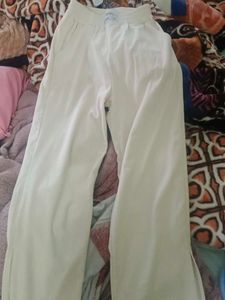 Beige Trousers For Winter Outing