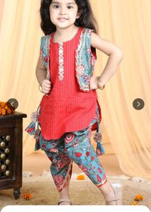 Cute Girls Ethnic Set