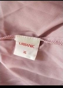 Pink Lace Trim Robe URBANIC