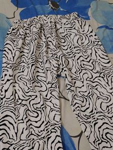 Zebra Print Button-Down Shirt