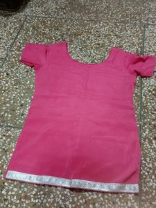 Pink Lehnga  Choli With Dupatta