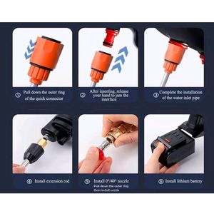 New 🚘🧽 High Pressure Car Washer Kit