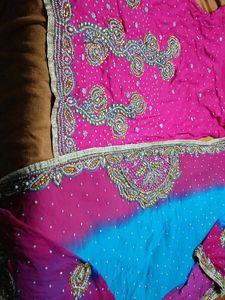 Partywear Heavy Kurti With Necklace Dpt