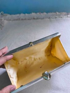 Vintage Silver Clutch