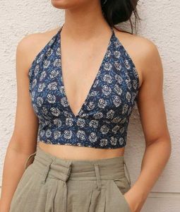 Boho Halter Crop Top💫