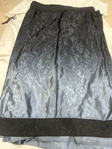 Elegant Black Embellished Saree