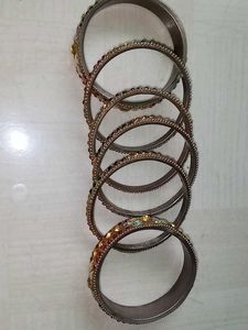 Colourful Pearl Bangles