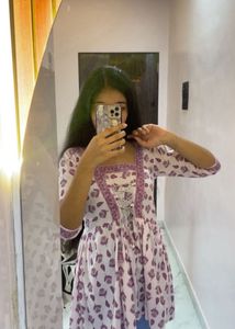 Elegant Floral Print Tunic Top