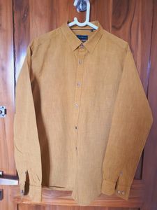 ❗️Price Drop❗️KNIGHTHOOD mustard Formal Shirt(Men)