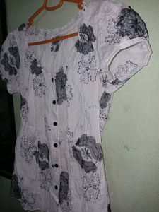 Floral Button-Down Top