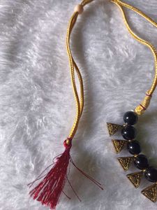 black pearl kundan necklace